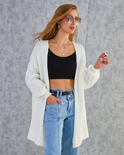 Royalfashion Fuksija ženski pulover s pregrinjalom