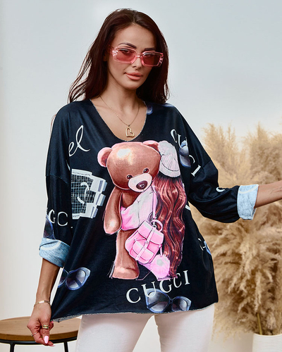 Royalfashion Ženska bluza s potiskom