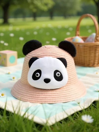Royalfashion Otroški slamnik Panda