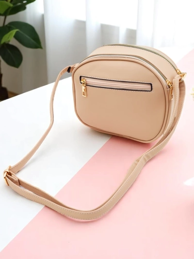 Royalfashion Majhna ženska okrogla torbica iz eko usnja Riva Circle