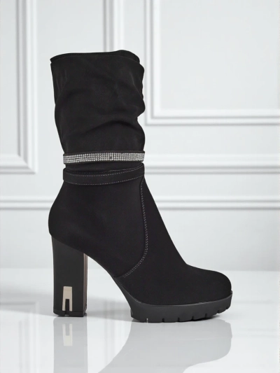 Mat ženski gležnarji s peto Ashen Bloom