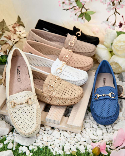 Royalfashion Ženski ažurasti mokasini Mill