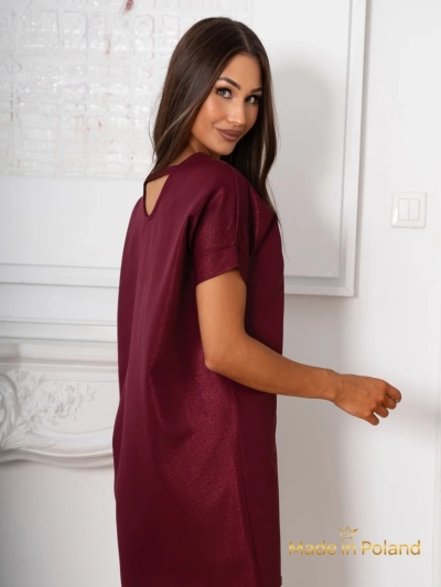 Preprosta ženska kratka obleka Lady Time