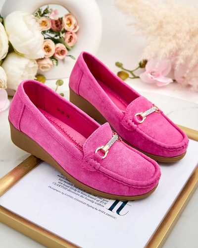 Royalfashion Ženski mokasini eko iz semiša Ewo