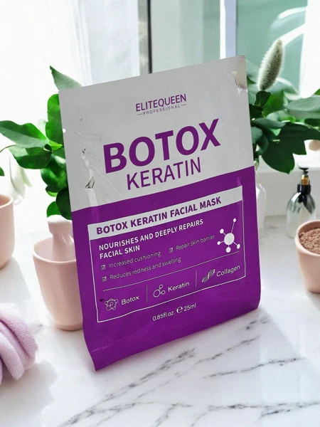 Botox&Keratin Sheet Mask – vlaži in zmanjšuje gube