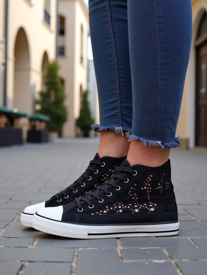 Royalfashion Ženske perforirane športne copate Limme