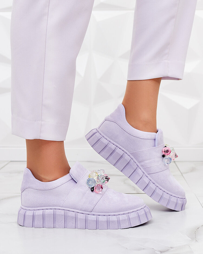 Royalfashion Športni polpravi čevlji z barvnimi kamni Resinello