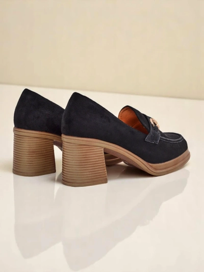 Royalfashion ženski loaferji z blok peto Apareus