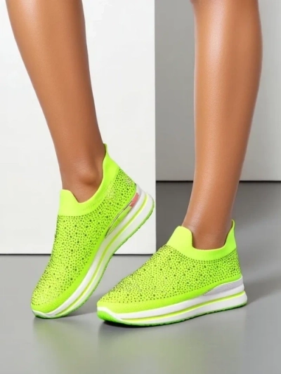 Royalfashion Ženske športne čevlje z rhinestones Adeq