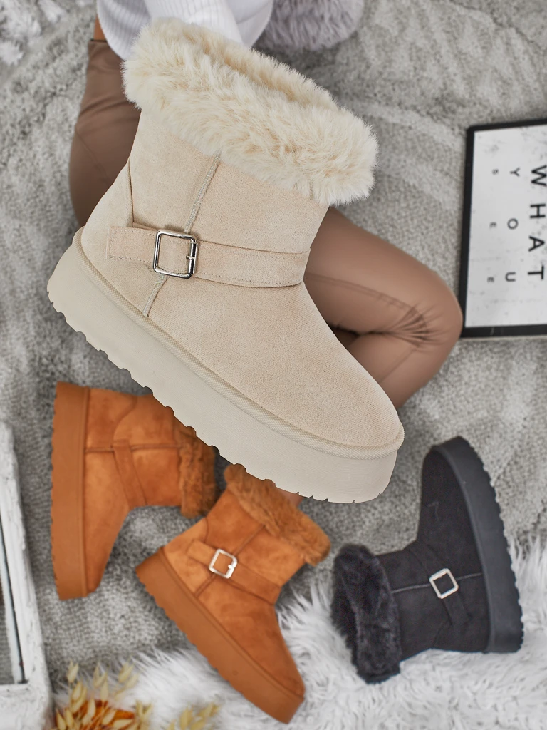 Royalfashion Kratki ženski škornji a'la snežni škornji Myrelle