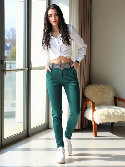 Royalfashion Ženske tkanine hlače