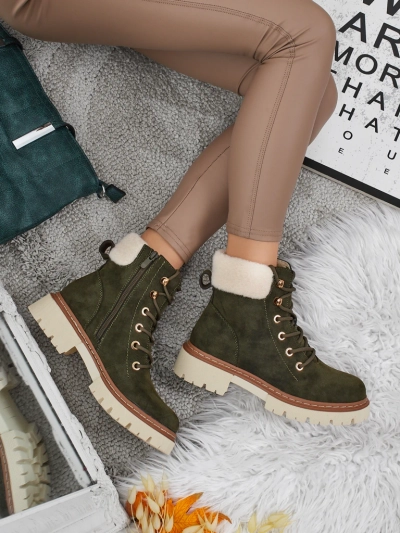 Ženski gležnarji s krznom Tessara