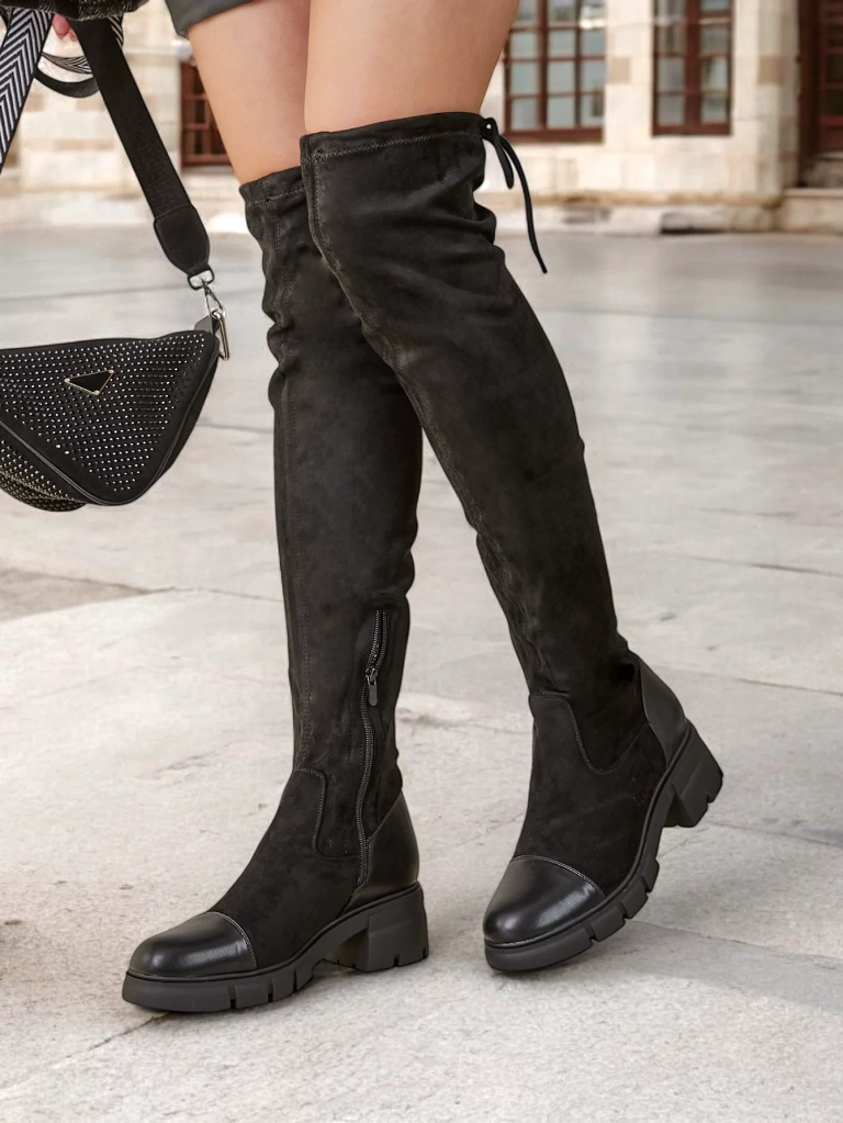 Ženski čizme iznad koljena Royalfashion Sewio