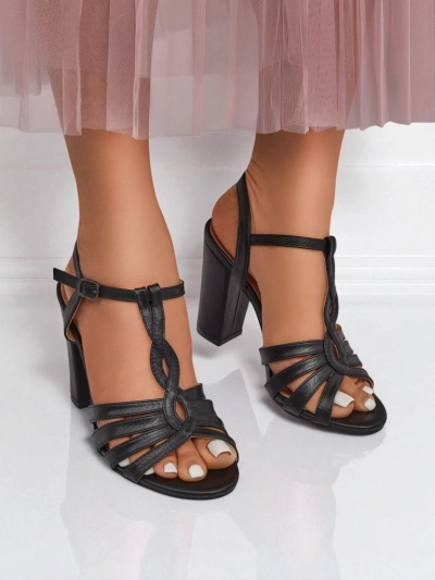 Royalfashion Ženski sandali s peto Daffi Elegance