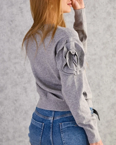 Royalfashion Ženski pulover brez gumbov