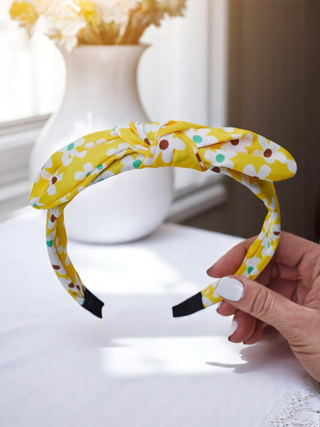 Royalfashion Naglavni trak z metuljčkom v cvetličnem vzorcu Florinka