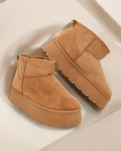 Royalfashion Kratki ženski zimski čevlji po vzoru Hawannija