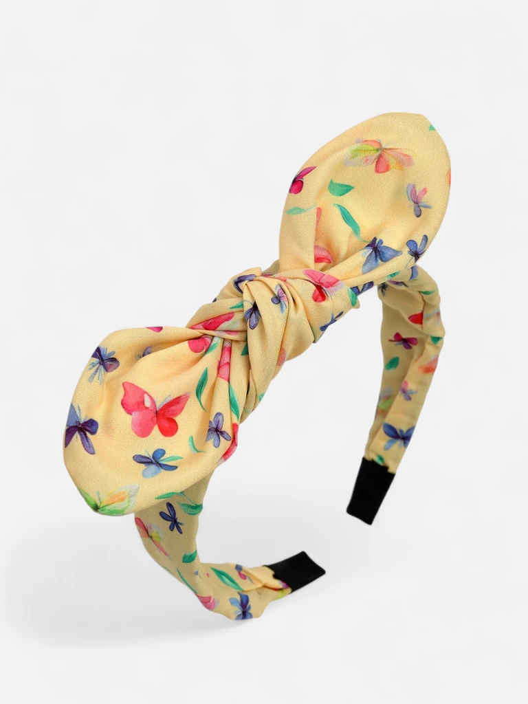 Royalfashion Otroški lasni trak s pentljo s potiskom