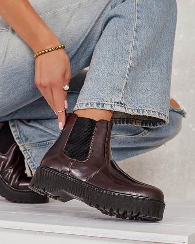 Royalfashion Ženski škornji Movitas iz eko usnja