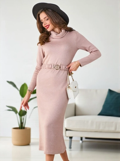 Royalfashion Ženska pletena obleka