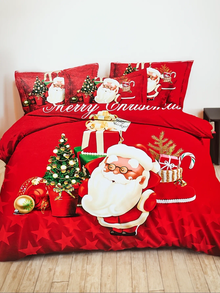 Royalfashion Božićno posteljno rublje 160x200 set 3-DIO