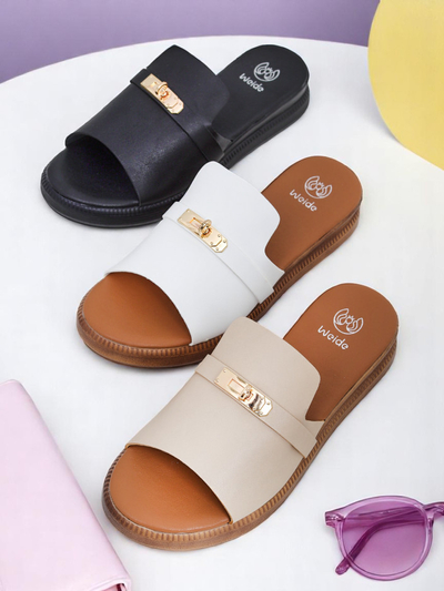 Royalfashion Ženski sandali z ravnim podplatom Rhapsody