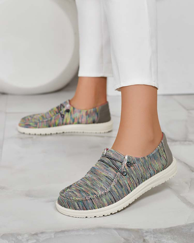 Royalfashion Ženski polpravi čevlji s čipko