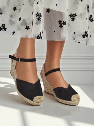 Royalfashion Ženski sandali s polno peto Solara Espadrille