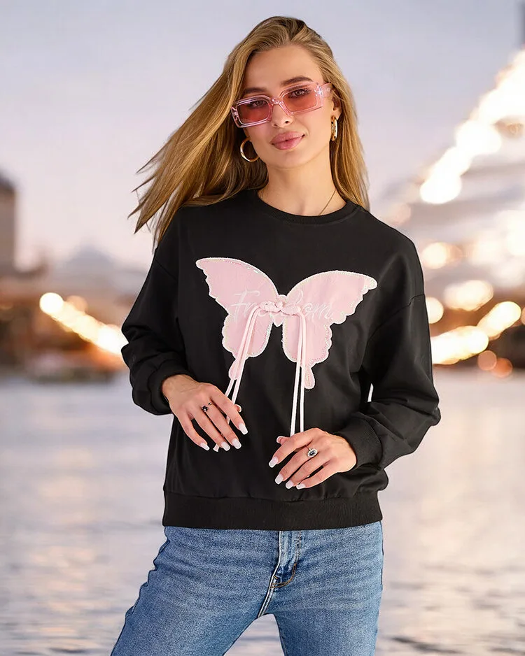 Royalfashion Ženska bombažna majica s tankim potiskom