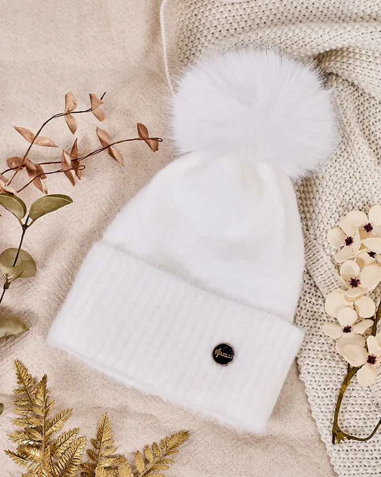 Royalfashion Ženski šešir s pomponom