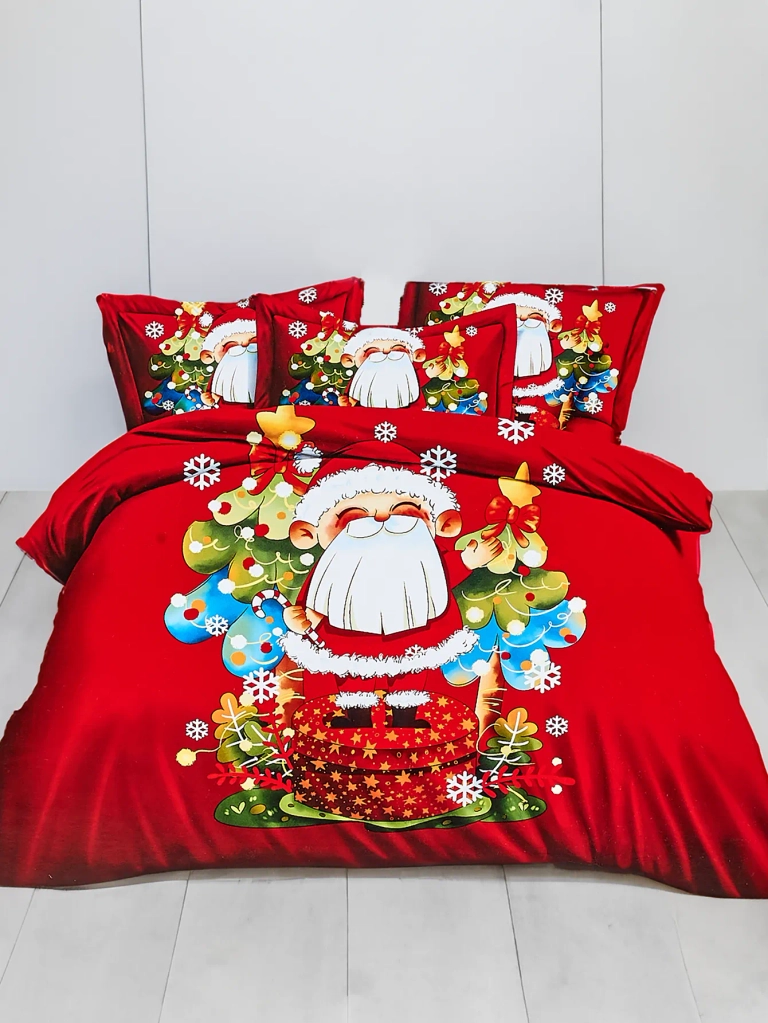 Royalfashion Božićni set posteljine 160x200 3-dijelni set