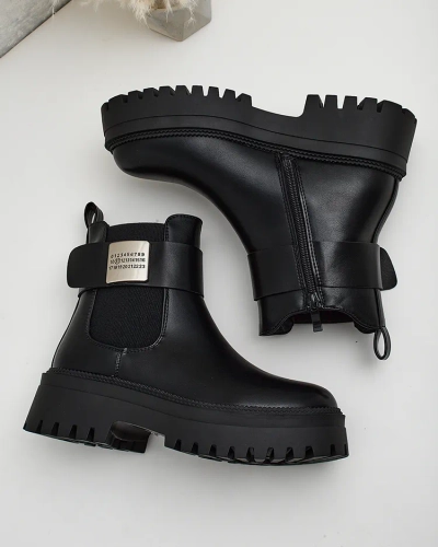 Royalfashion Ženski škornji iz eko usnja Dobi