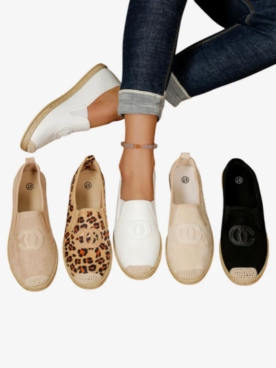 Royalfashion Ženske ekološke suede espadrile Aroll