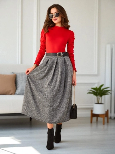 Midi krilo za ženske Royalfashion