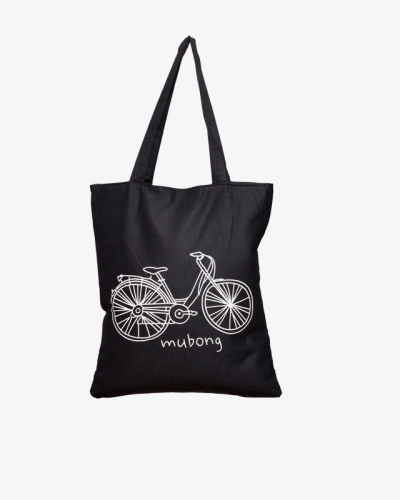 Royalfashion Materijalna torba s bijelim tiskom