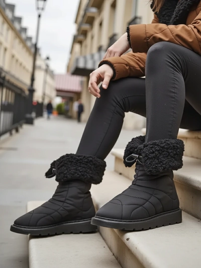 Royalfashion Ženske čizme poput snježnih čizama Oferita