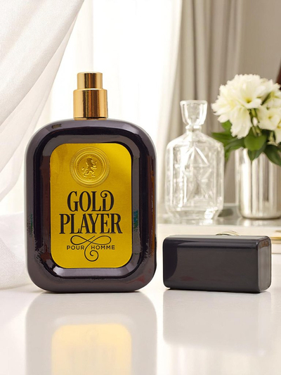 Navdihnjen eau de parfum za moške Gold Player Black