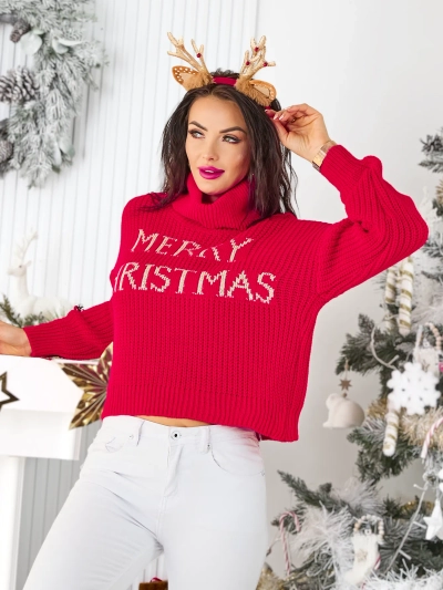 Royalfashion Ženski božični pulover