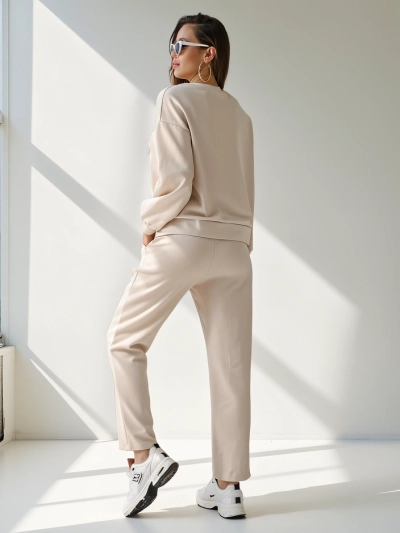 Royalfashion Ženski viskozni komplet s tiskom