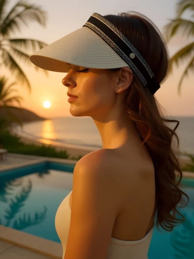 Royalfashion Sunny Weave Sončna Vizirka