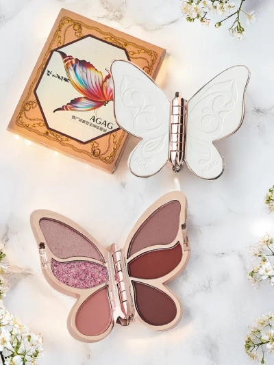Paleta 6 senčil za oči v obliki metulja 12g