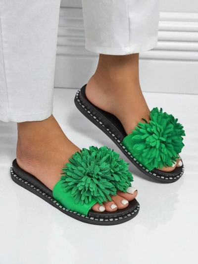 Royalfashion Ženski natikači z ravnim podplatom Flora Blide