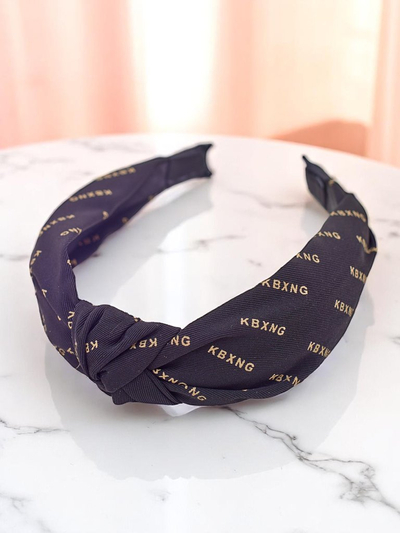 Royalfashion Naglavni trak s prepletenimi vzorci Grafity Boom