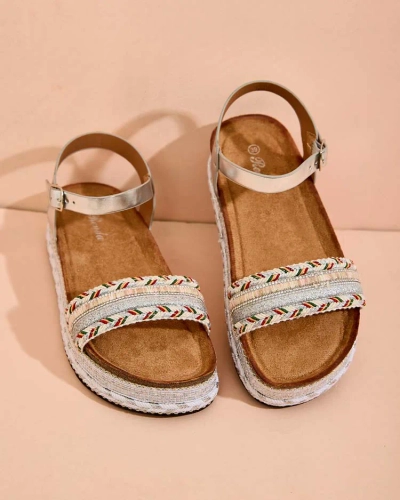 Royalfashion Ženske sandale z vezenino Mussir