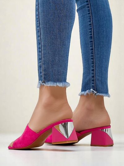 Royalfashion ženski natikači z okrasnimi petami Vollatie