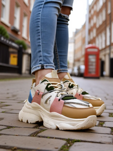 Royalfashion Ženske tenisice na debelejšem podplatu Reterri