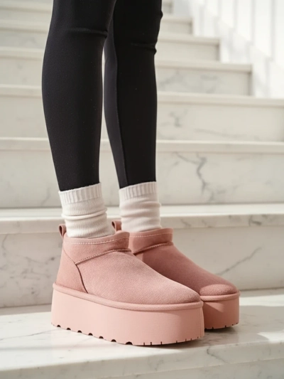 Royalfashion Ženski kratki škornji a'la snežni škornji Ozozi