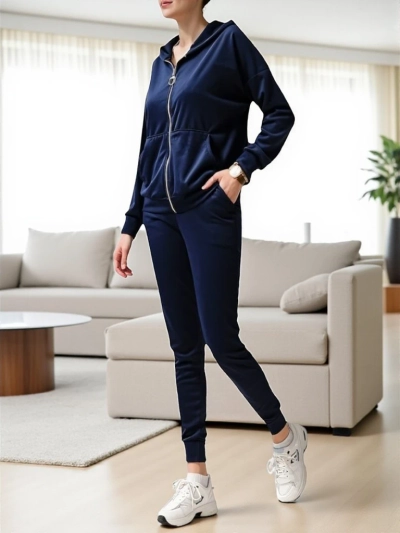 Royalfashion Ženski velur-stil komplet