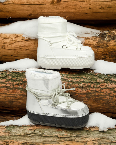 Royalfashion Ženski škornji z vezalkami Yevnoie