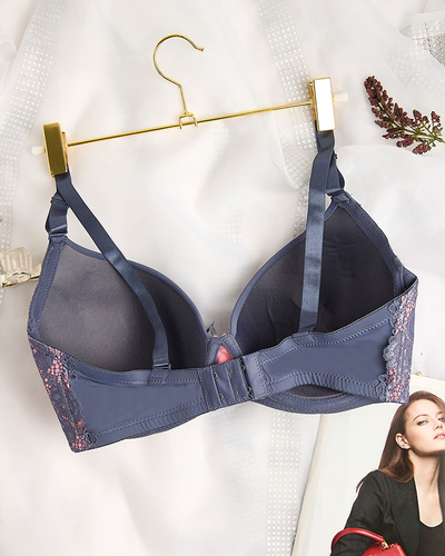 Royalfashion Ženski modrček, okrašen s čipko